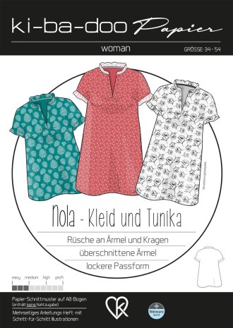 ki-ba-doo Damen Kleid + Tunika Nola Gr. 32-54 