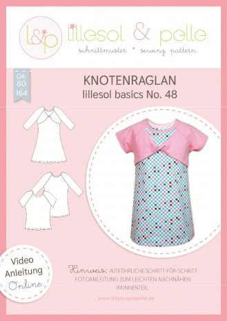 lillesol Kinder Knotenraglan No.48 Gr. 80-164 