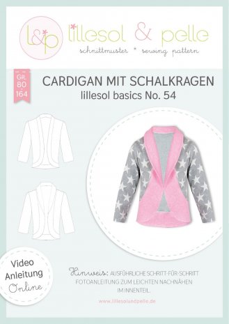 lillesol Kinder Cardigan No.54 Gr. 80-164 