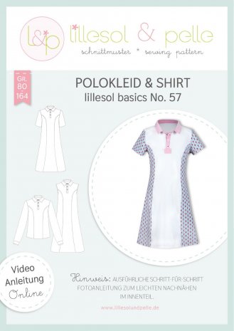 lillesol Kinder Polokleid No.57 Gr. 80-164 