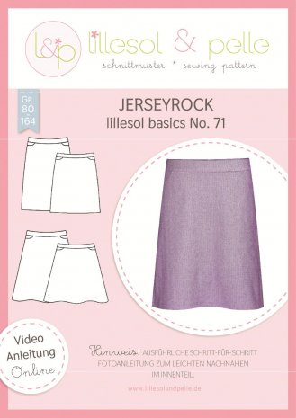 lillesol Kinder Jerseyrock No.71 Gr. 80-164 