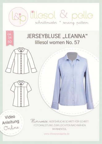 lillesol Damen Jerseybluse No.57 Gr. 34-50 