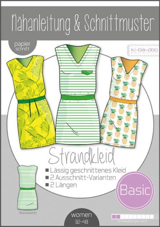 ki-ba-doo Damen Strandkleid Gr. 32-48 