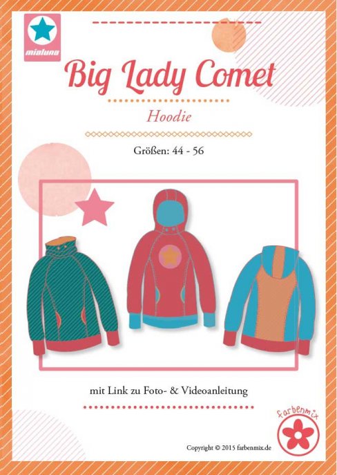 farbenmix Damen Big Lady Comet Gr. 44-56 