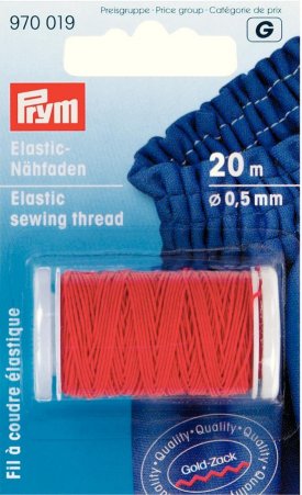 Prym Elastic-Nähfaden 0,5 mm rot 